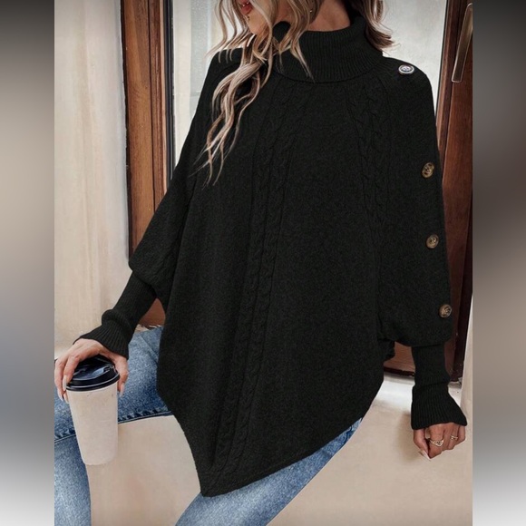 Boho Chic Poncho Kimono Scarf Wrap Shawl Cardigan - Picture 6 of 7